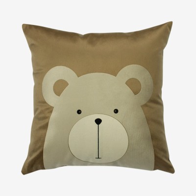 22441 - 498 - Almofada Quadrada Urso Capa (sem enchimento)